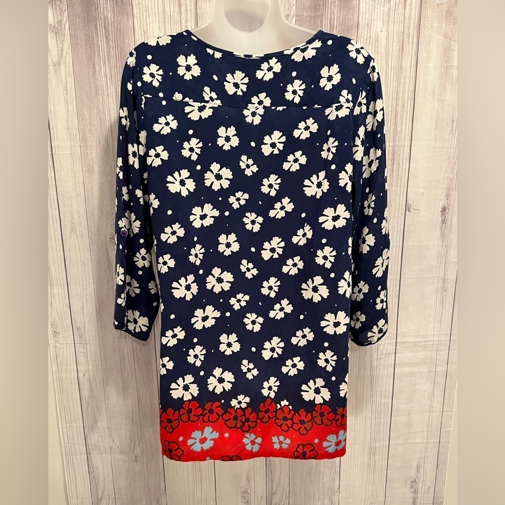 VIVANTE floral women swim cover up top /size S